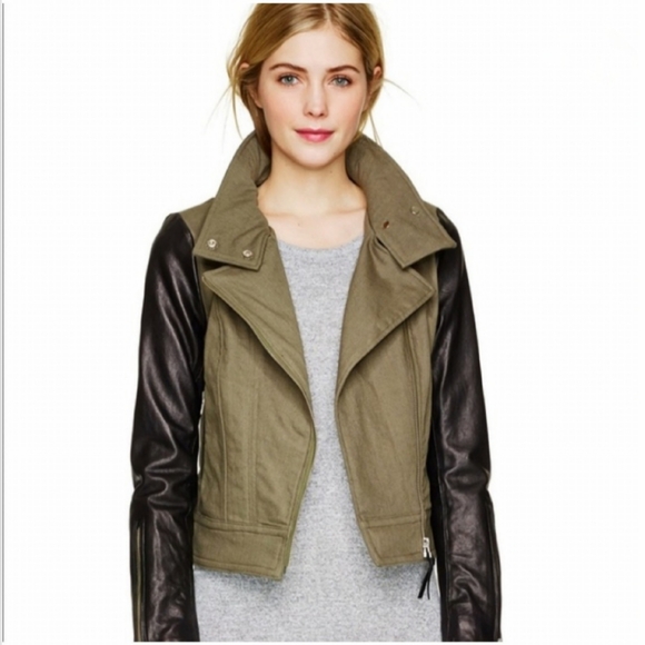 🌷Mackage Minella Leather Biker MotoJacket 🌷size S - Picture 2 of 11